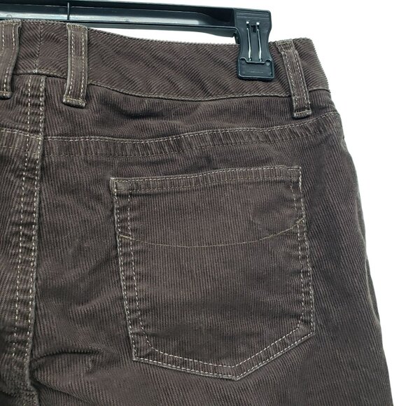 LL Bean Brown Corduroy Favorite Fit Straight Pants 8 Regular Womens Fall Winter - Picture 9 of 9